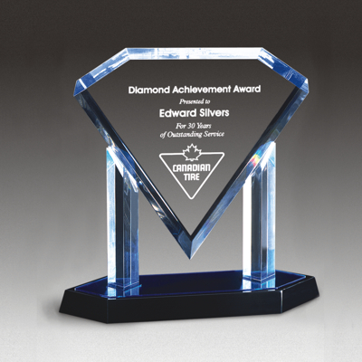 Diamond Plaque Award (Blue or Gold Mirror) Diamond Plaque Award (Blue or Gold Mirror)