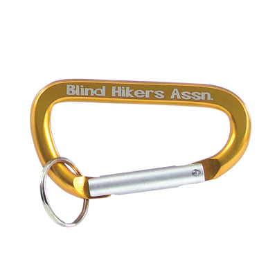 Carabineer Key Ring (Gold, Black, Blue, Red)