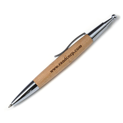 Silver Clicktop Pen (Maple) Silver Clicktop Pen (Maple)