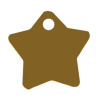 Star ID Tag (Gold, Small)