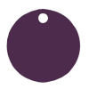 Circle ID Tag (Purple, Medium)