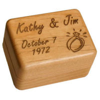 Wooden Ring Box Wooden Ring Box